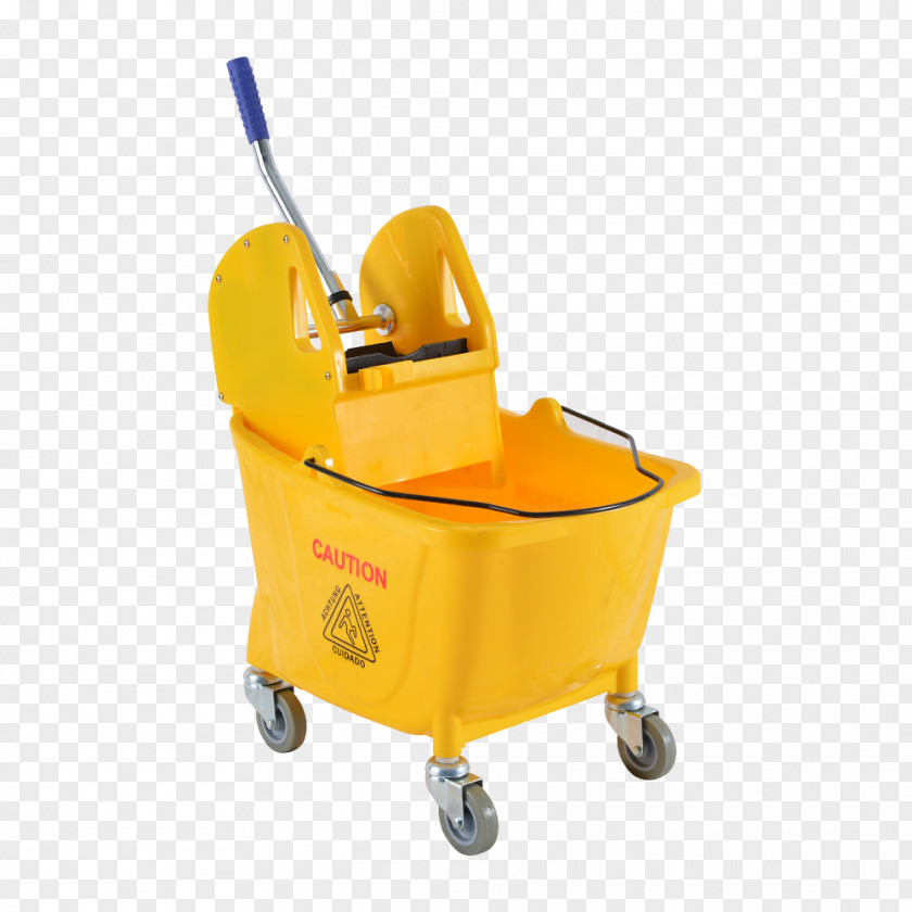 High-definition Dry Cleaning Machine Mop Bucket Cart Housekeeping PNG