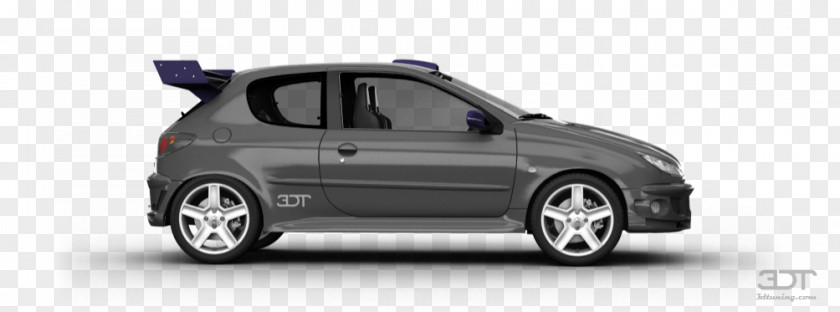 Peugeot 206 Alloy Wheel City Car Subcompact PNG