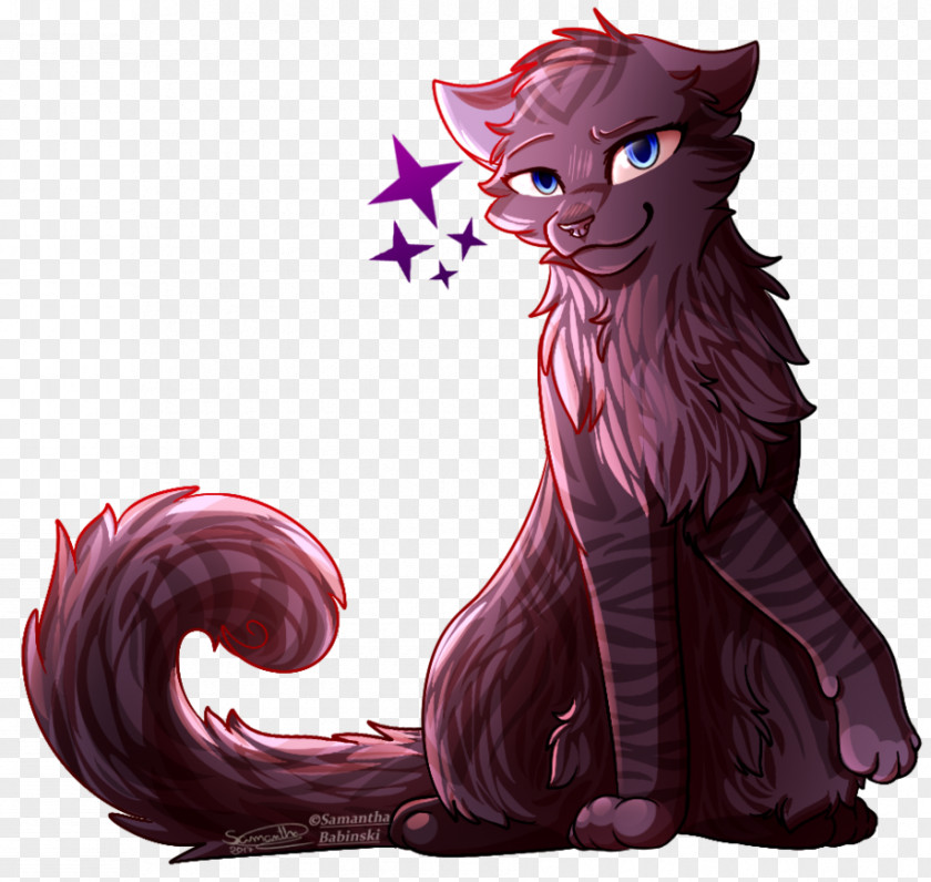 Purple Princess Whiskers Kitten Tabby Cat Horse PNG