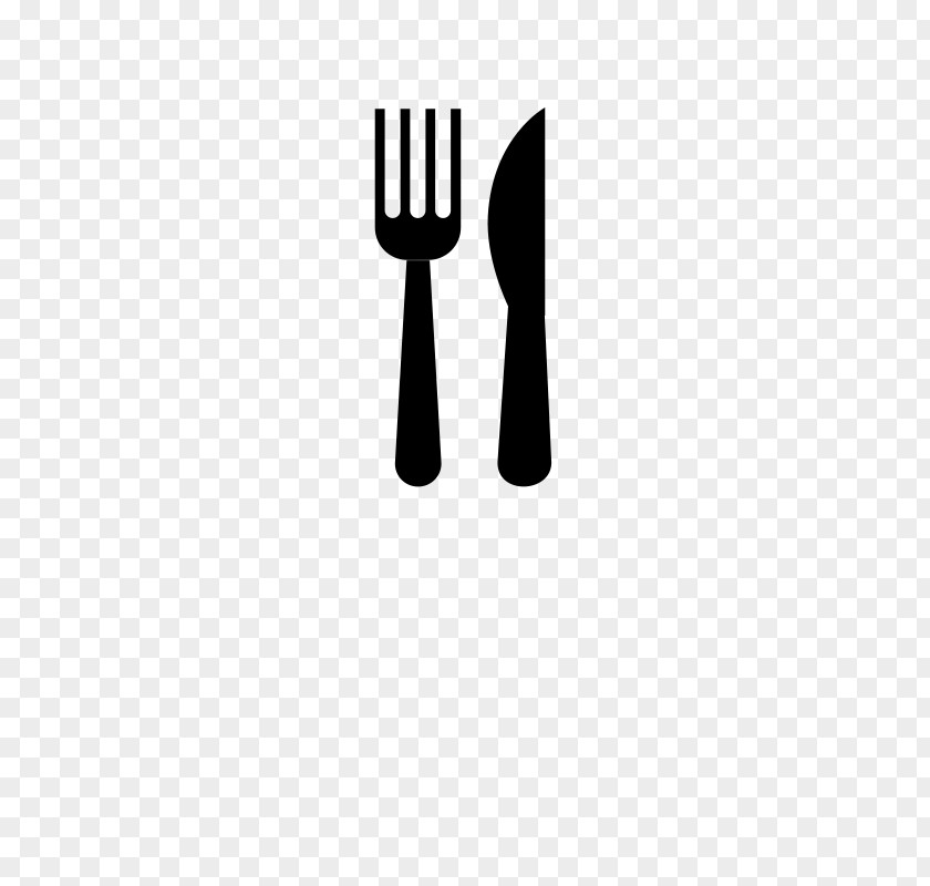 Spoon Fork Logo Font PNG