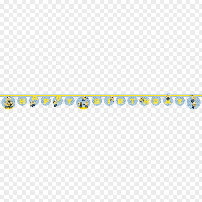Birthday Cake Garland Minions Party PNG