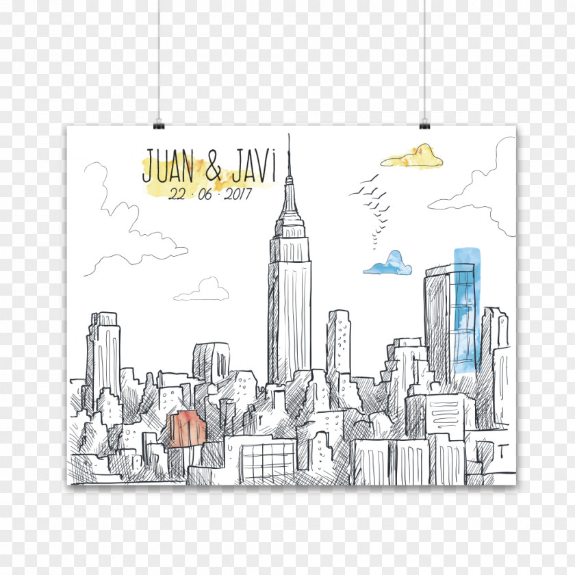 Design New York City Vector Graphics Illustration Computer File PNG