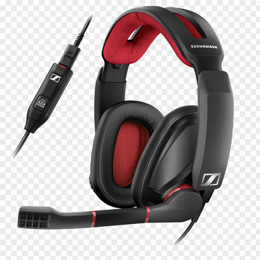 Headphones Sennheiser GSP 350 7.1 Surround Sound Headset PNG