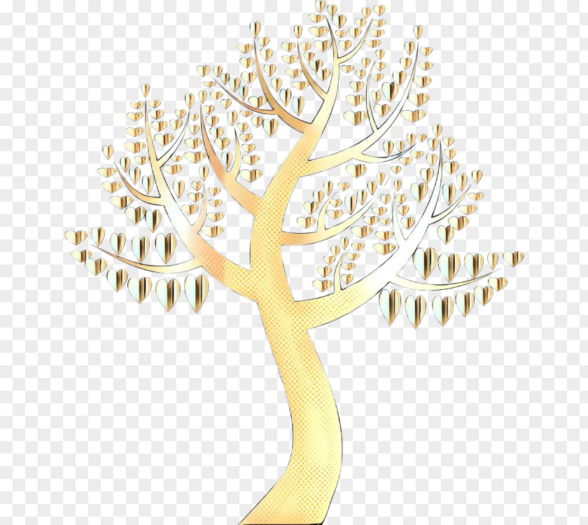 Plant Branch Family Tree Silhouette PNG