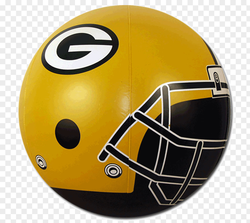 NFL American Football Helmets Green Bay Packers Lacrosse Helmet Beach Ball PNG