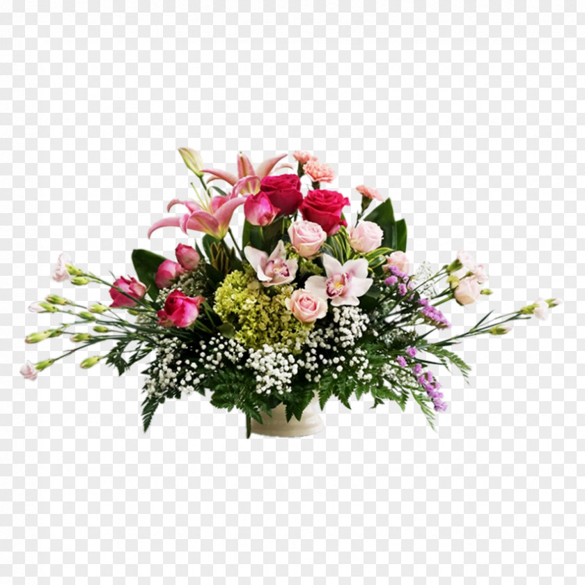 Rose Floral Design Flower Bouquet Gift PNG