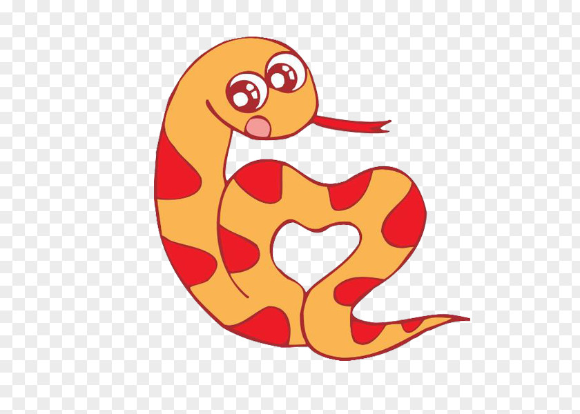 A Small Snake Cartoon PNG