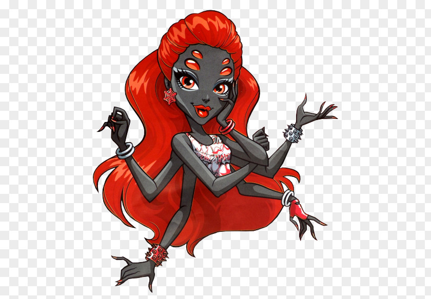 Doll Monster High Wydowna Spider Frankie Stein Barbie PNG