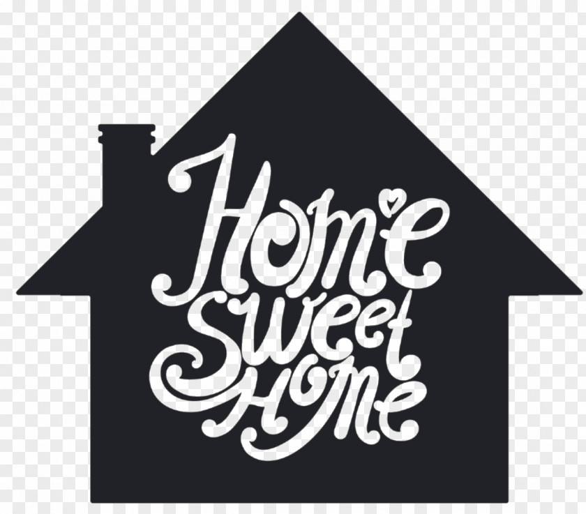 Neighborhood Lettering House Home Font PNG