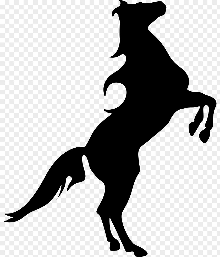Silhouette Standing Horse American Quarter Drawing PNG