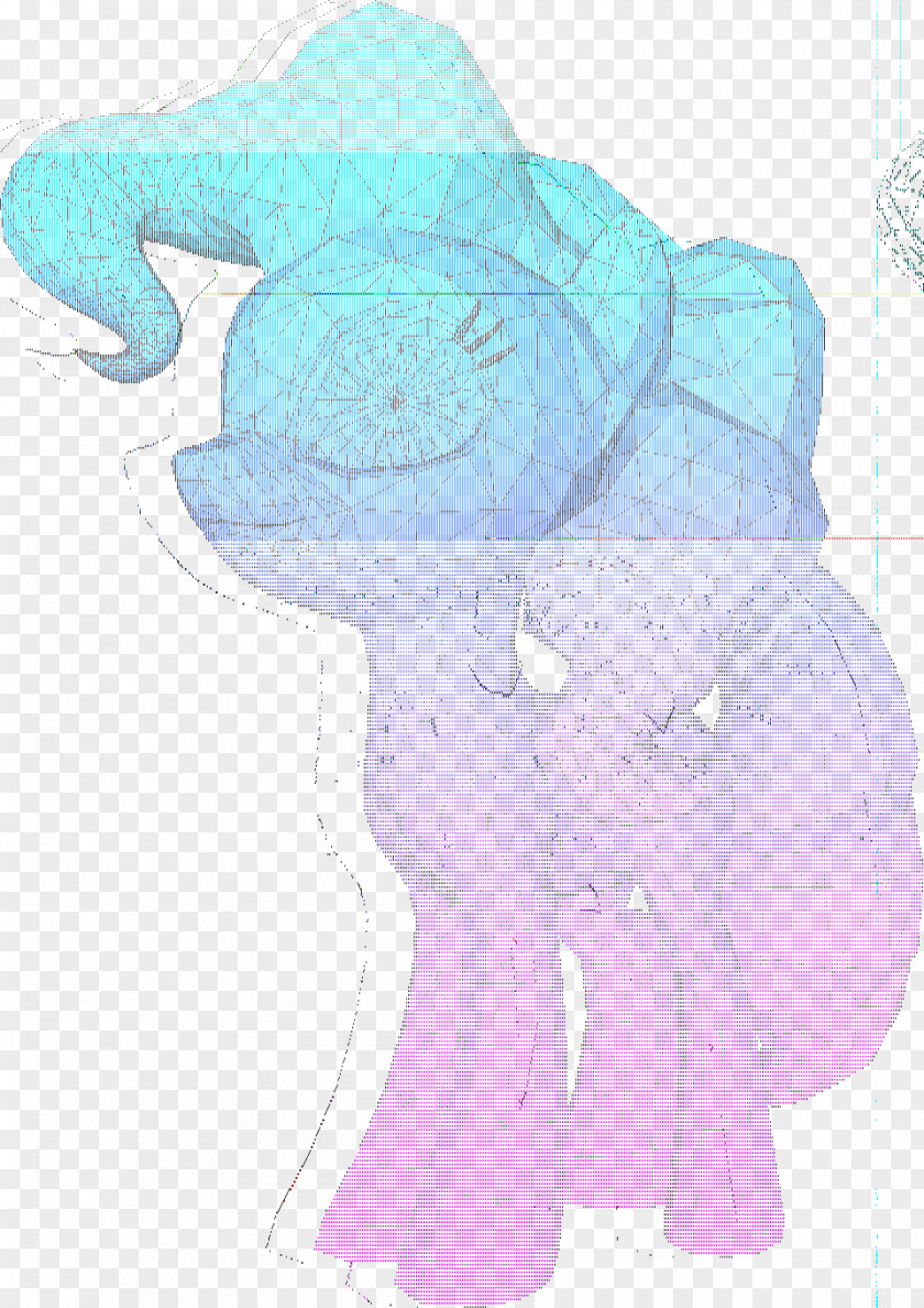 Elephants Design Aesthetics Glitch Art Vaporwave PNG