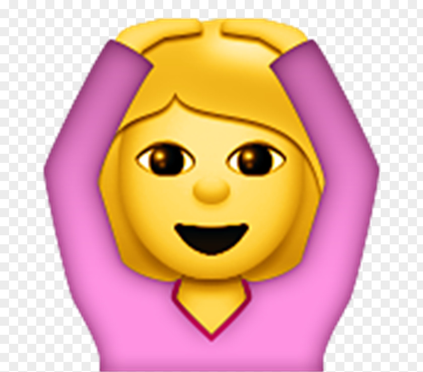Emoji OK Gesture Woman Meaning PNG