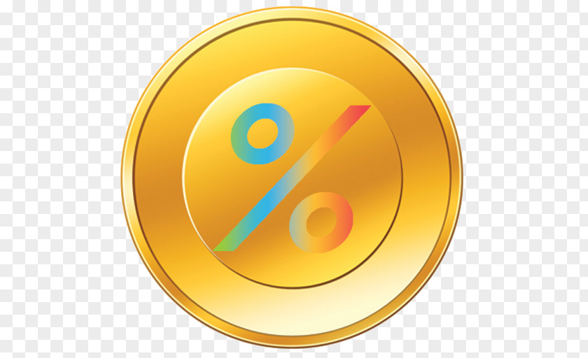 Gold Compact Disc Coin PNG