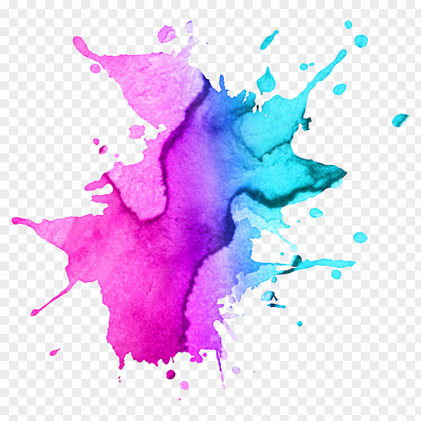 Purple Paint Watercolor Painting Drawing Royalty-free PNG