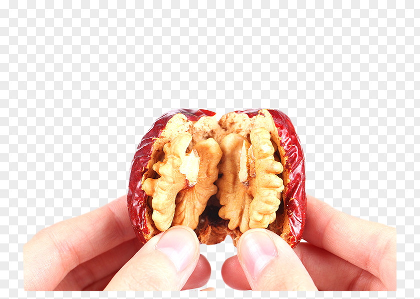 Xinjiang Specialty Jujube Walnut Clip Hand Hotan Miaozizhen Food PNG