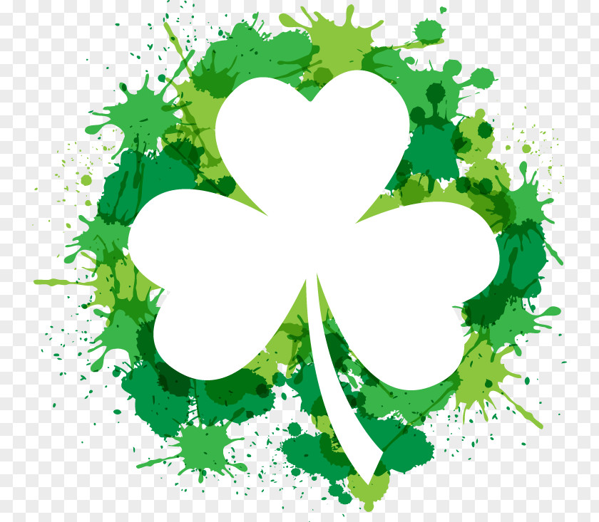 Drawing Ink Clover Shamrock Saint Patricks Day Free Content Clip Art PNG