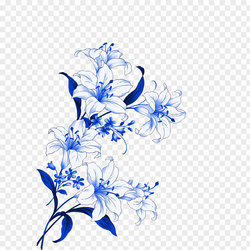 Lily Blue Download PNG