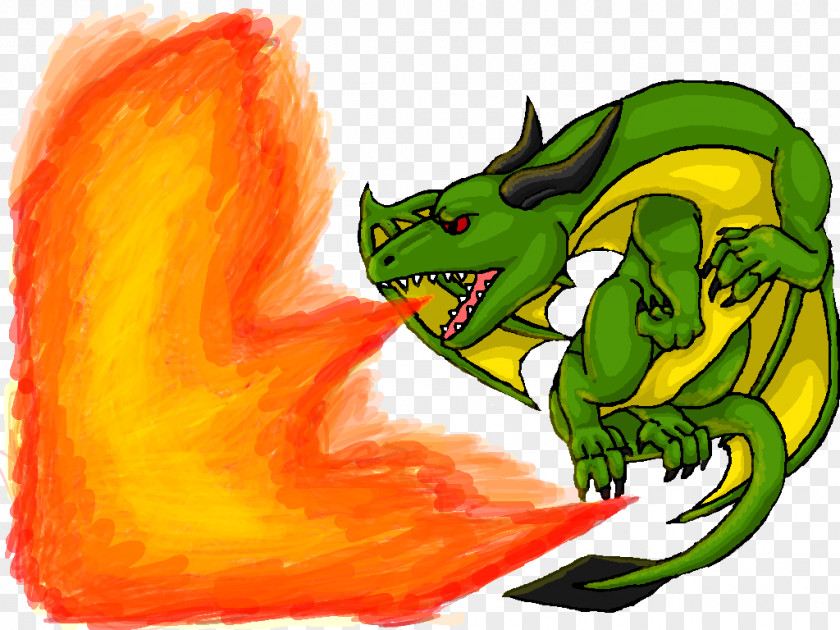 Picture Of A Dragon Breathing Fire Clip Art PNG