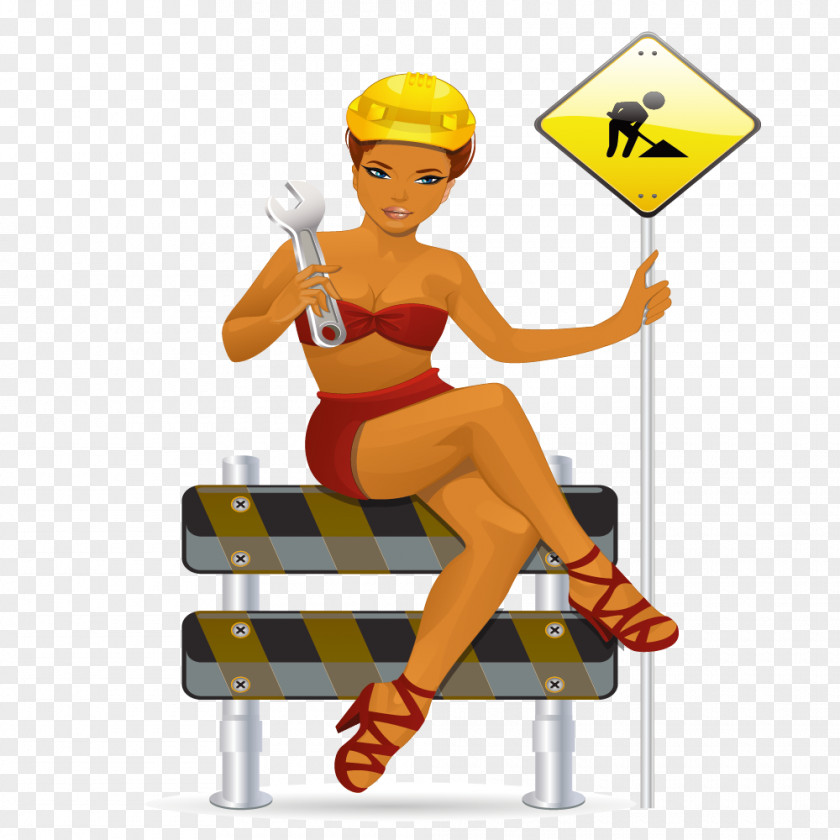 Cartoon Laborer PNG Laborer, Sexy women workers clipart PNG