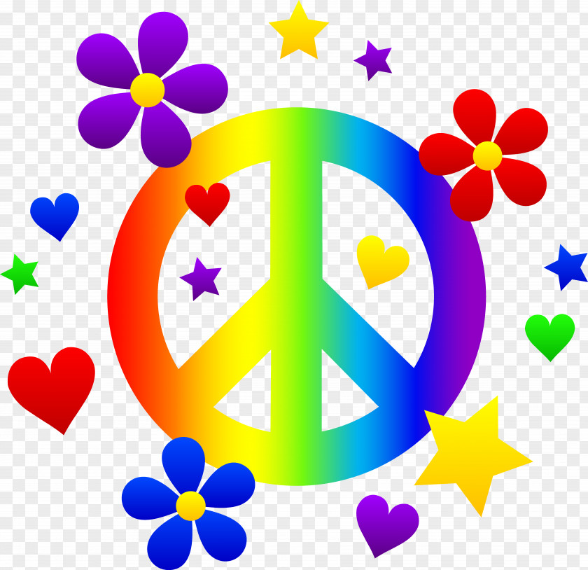 Groovy Cliparts Peace Symbols Free Content Clip Art PNG