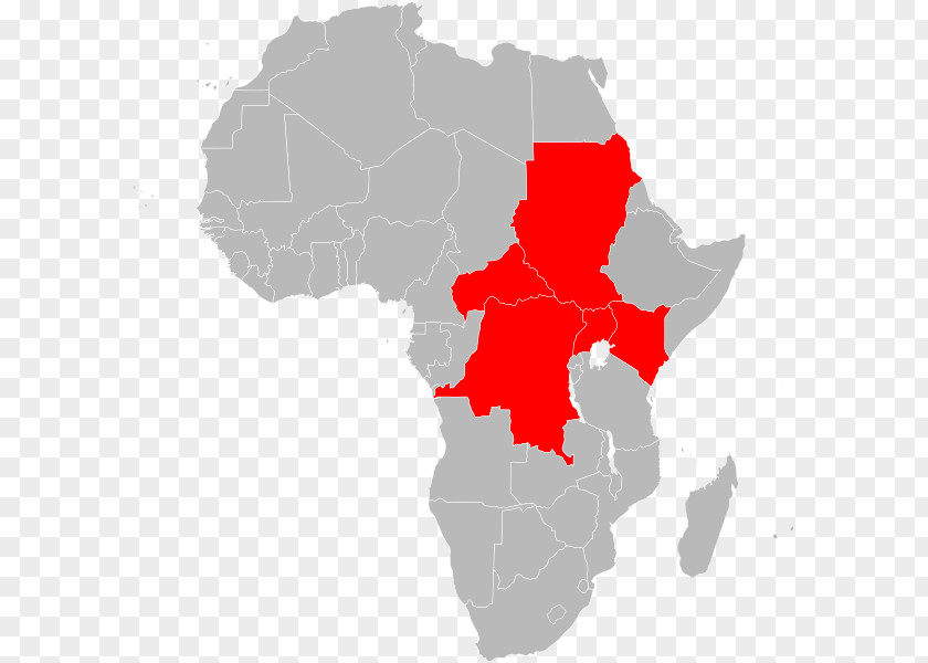 Map West Africa Blank African Continental Free Trade Area Songhai Empire PNG