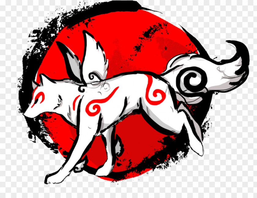 Okami Illustration Clip Art Cattle Horse PNG