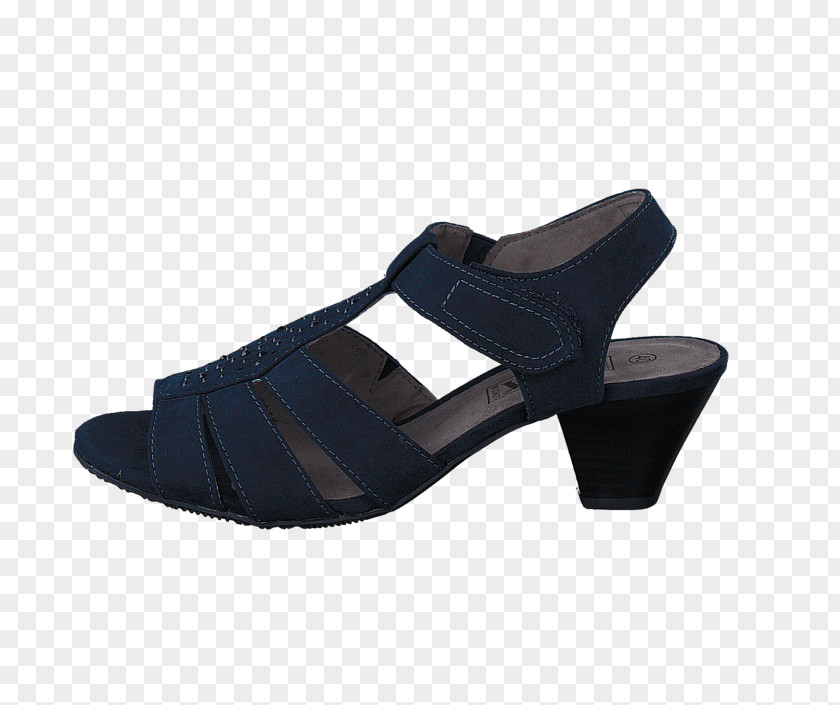 Sandal Shoe Absatz Slide Black PNG