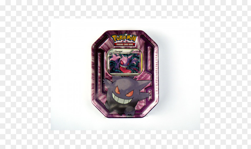 Tin Box Pokémon Trading Card Game Collectible Gengar Haunted Darkness PNG