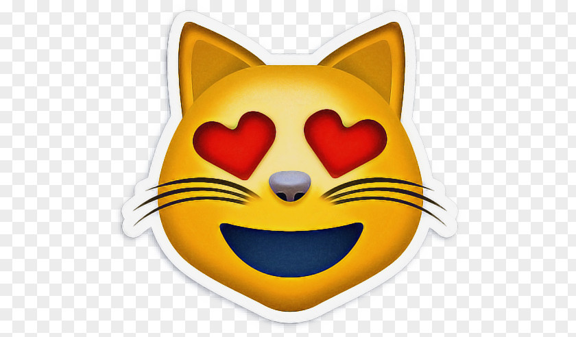 Whiskers Symbol Heart Eye Emoji PNG