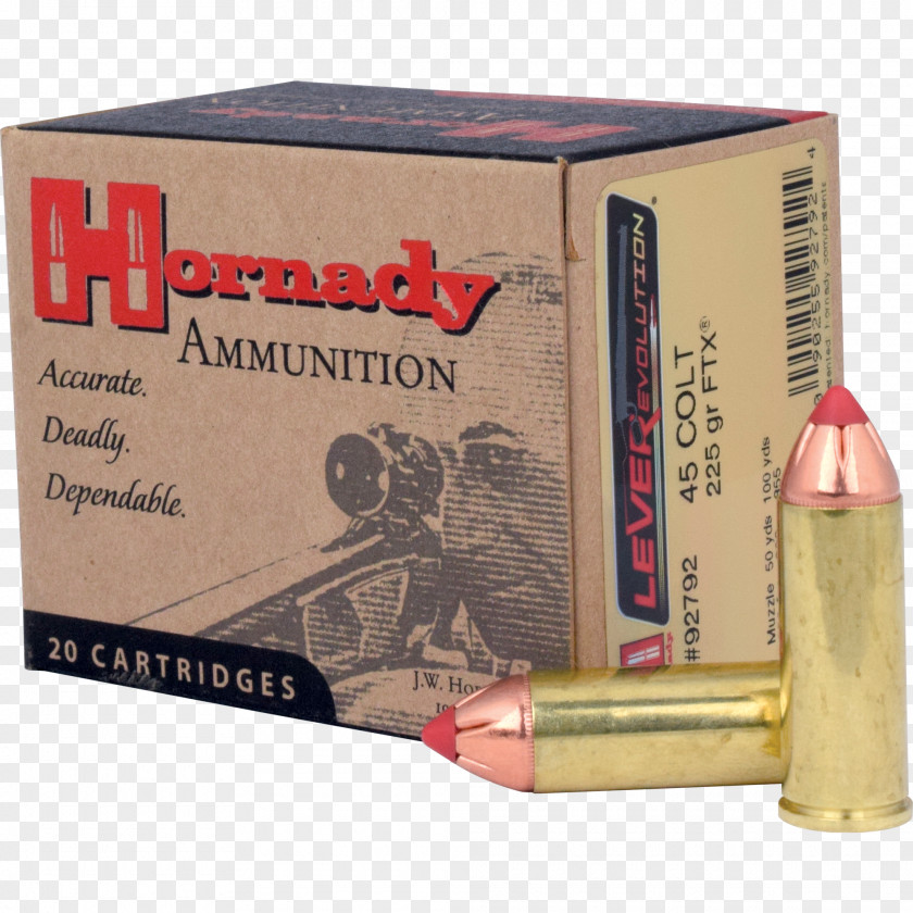 Ammunition .45 Colt ACP Hornady Colt's Manufacturing Company Automatic Pistol PNG
