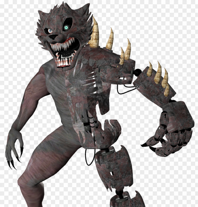 Can You See Me? Five Nights At Freddy's: The Twisted Ones Animatronics Gray Wolf Drawing PNG