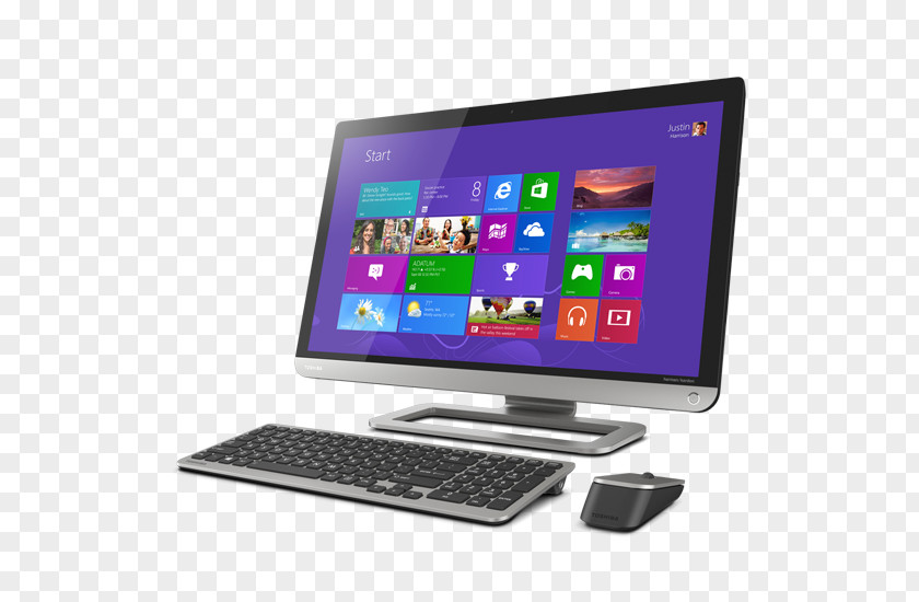 Laptop Dell Toshiba All-in-one Desktop Computers PNG