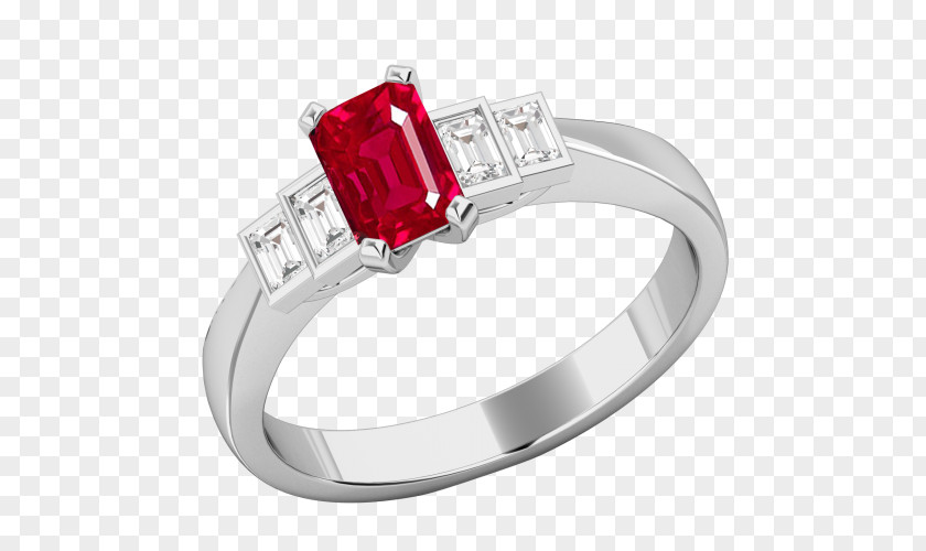 Ruby Wedding Ring Jewellery Gemstone PNG