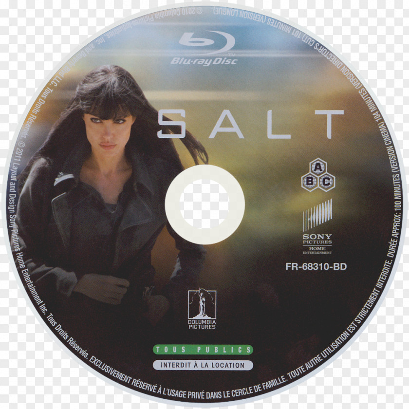 Salt Movie Compact Disc Blu-ray Cover Art DVD Film PNG