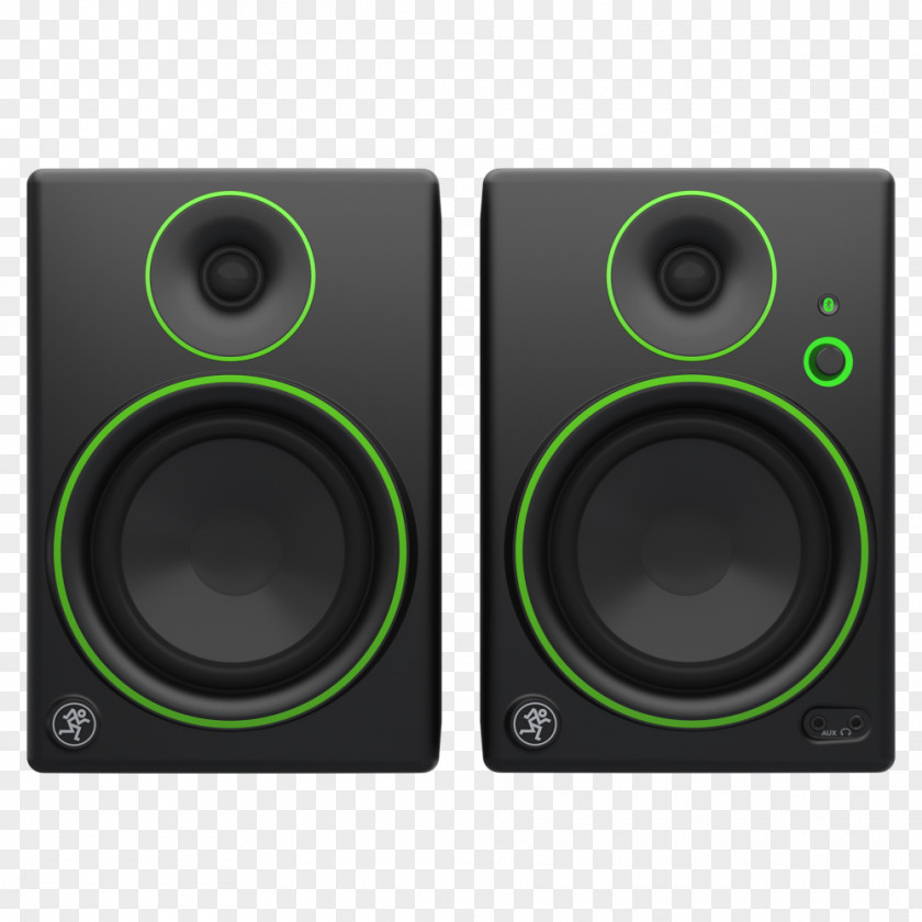 Studio Monitors Monitor Mackie Audio Mixers Loudspeaker PNG