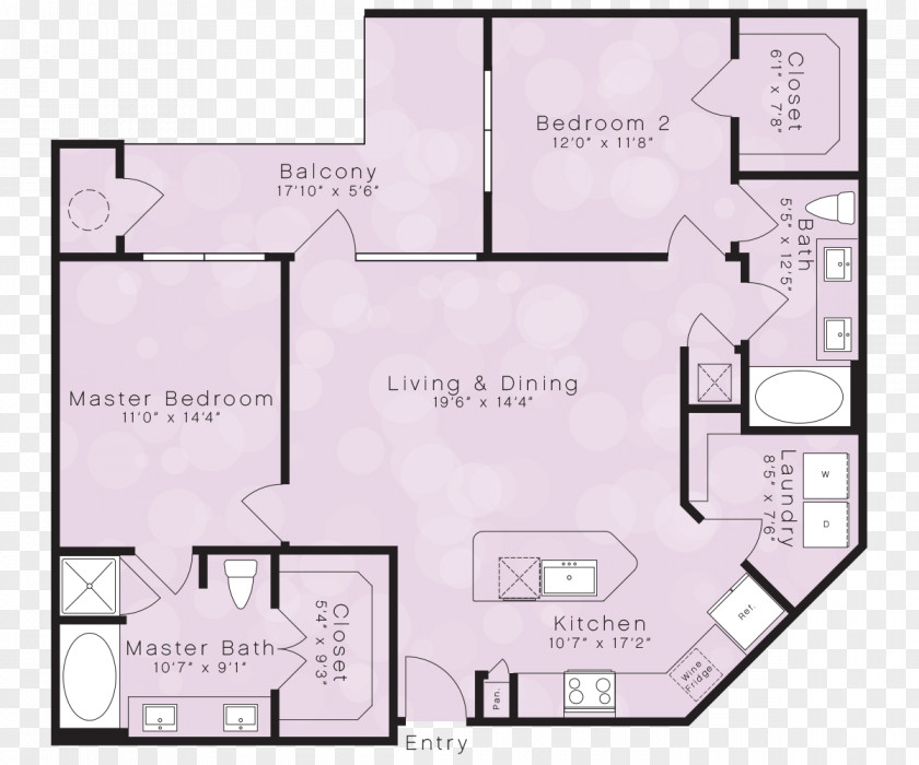 Apartment Elan City Lights Apartments Floor Plan Condominium Custom Home PNG