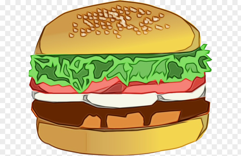 Baked Goods Cuisine Burger Cartoon PNG