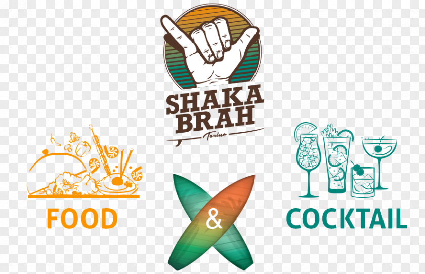 Cocktail Menu Shaka Brah Via Giuseppe Baretti Logo PNG