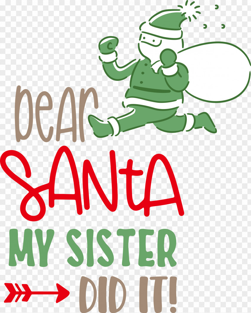 Dear Santa Christmas PNG