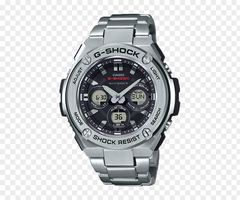 Gst G-Shock Solar-powered Watch Casio Jewellery PNG