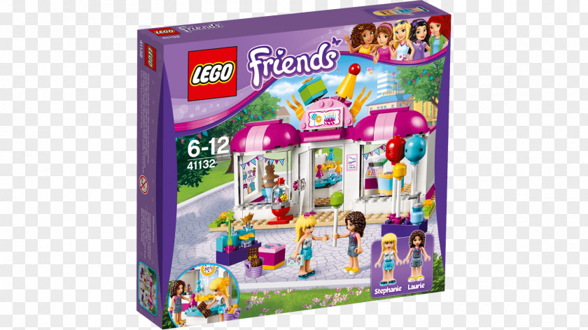 Toy Amazon.com LEGO Friends 41132 Heartlake Party Shop PNG