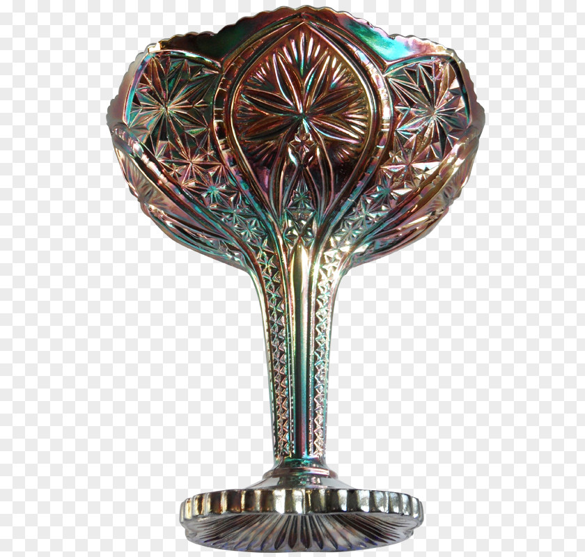 Carnival Headdress Brockwitz Glass Blue Rose PNG