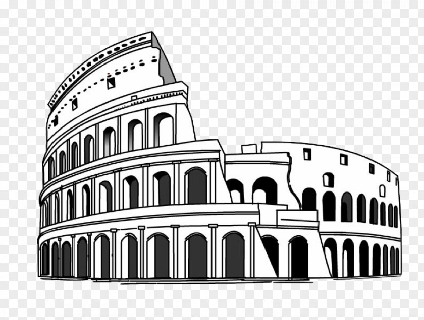 Colosseum HD Wall Decal Sticker PNG