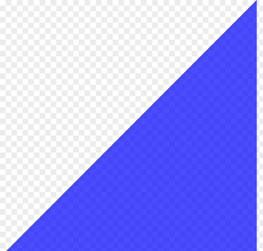 Triangle Transparent Electric Blue Azure Cobalt Violet PNG