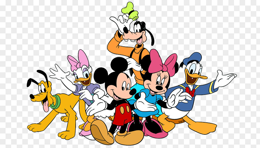 Fun Daisy Cliparts Mickey Mouse Minnie Donald Duck Goofy Pluto PNG