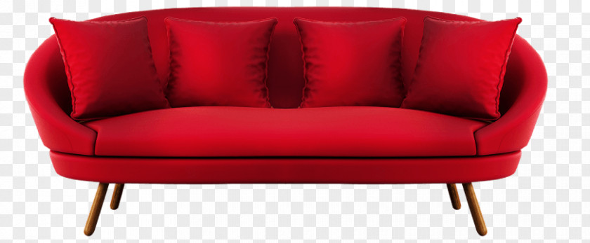 Red Sofa Loveseat 