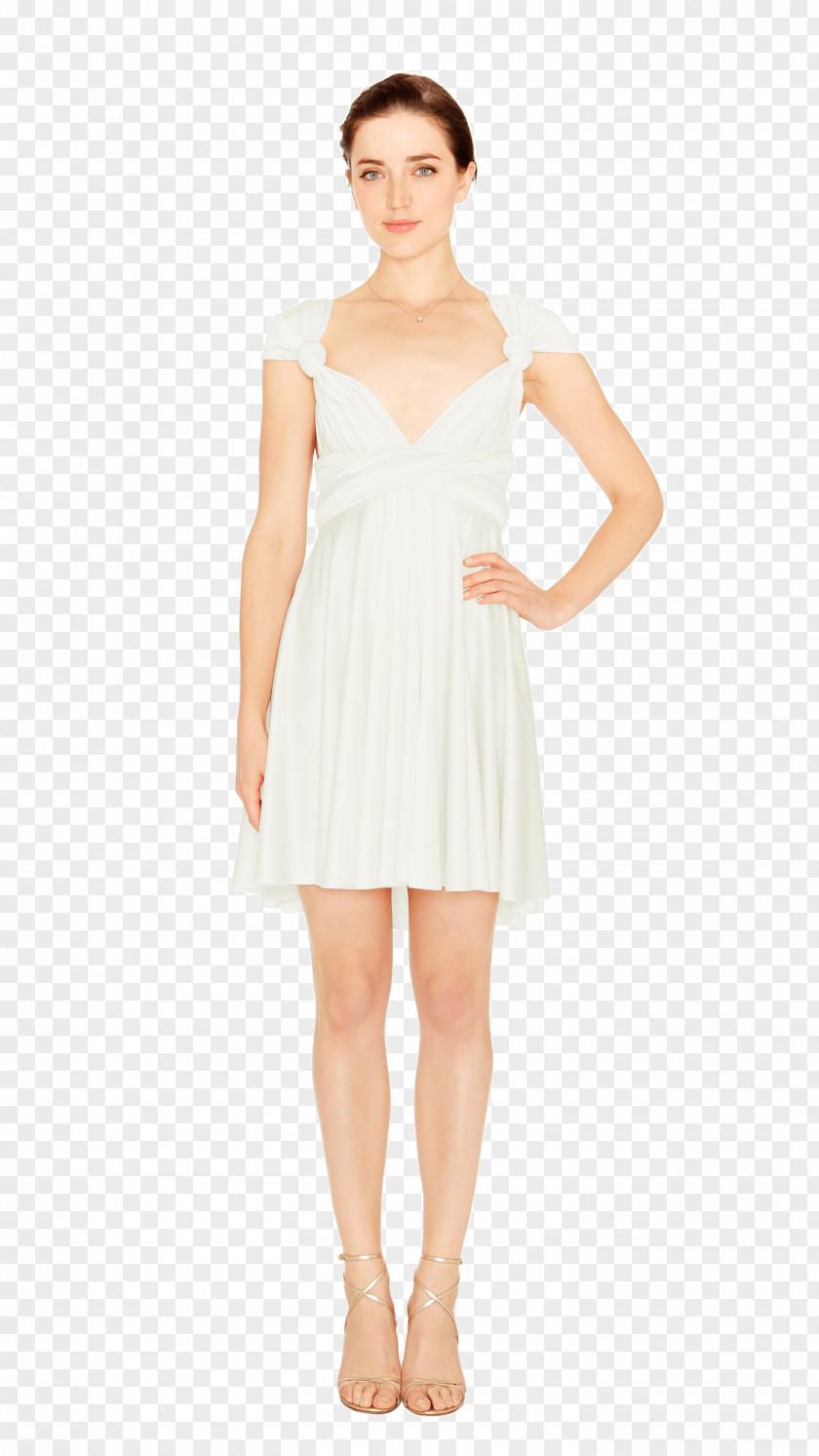 White Cocktail Dresses Wedding Dress Shoulder Party PNG