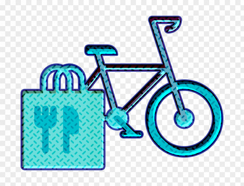 Bike Icon Food Delivery Bicycle PNG