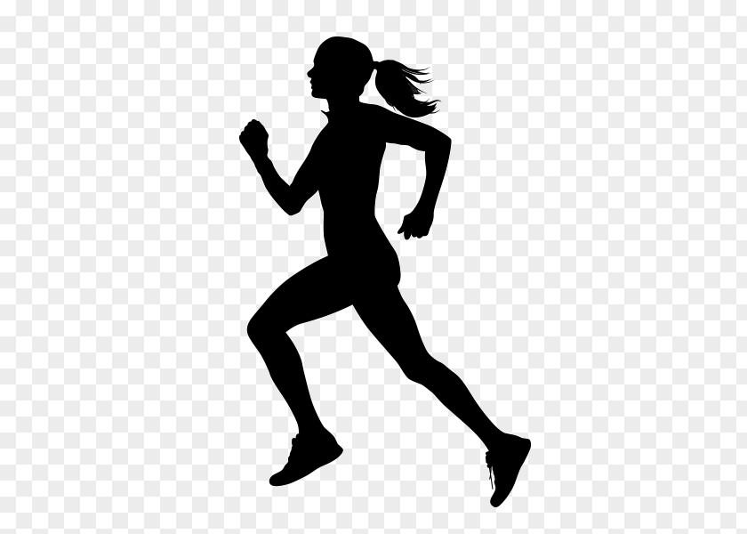 Ideal Vector Sport Running Silhouette PNG