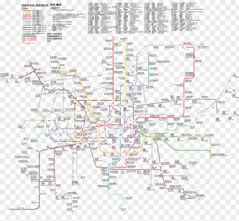 Map Shanghai Maglev Train Line PNG